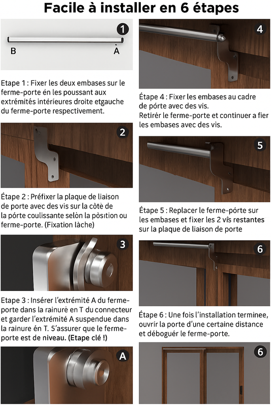 Ressort automatique pour porte-patio